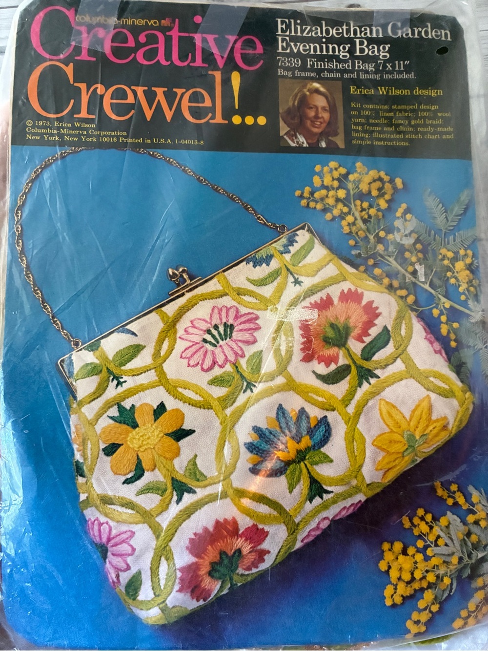 Elizabeth Garden Evening Bag 7339 Embroidery